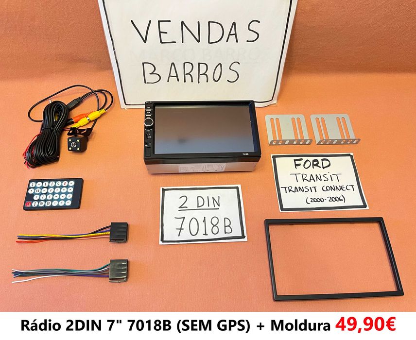 Rádio 2DIN • FORD Transit / Connect (1994 a 2013) • Android [4+32GB]