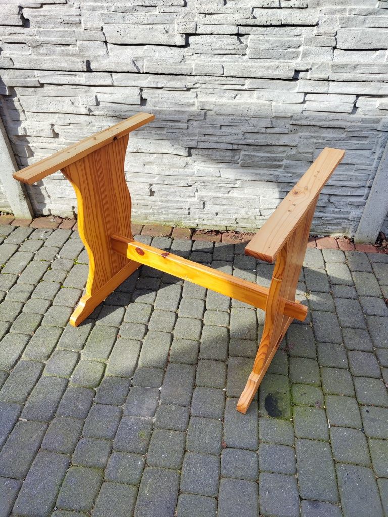Podstawa stołu stolika sosnowa drewno