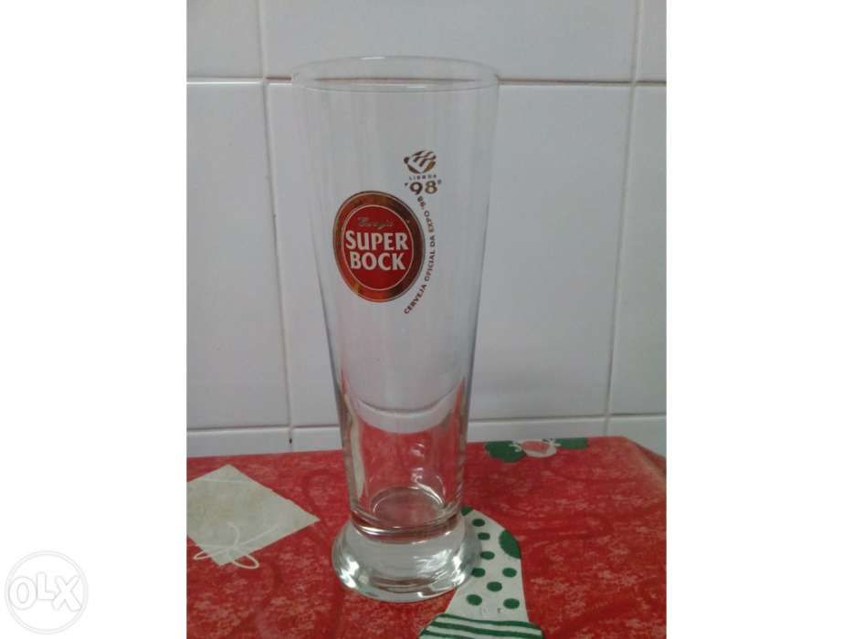 copo cerveja super bock expo 98