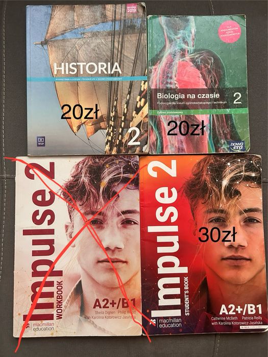 podreczniki do klasy 2 technikum