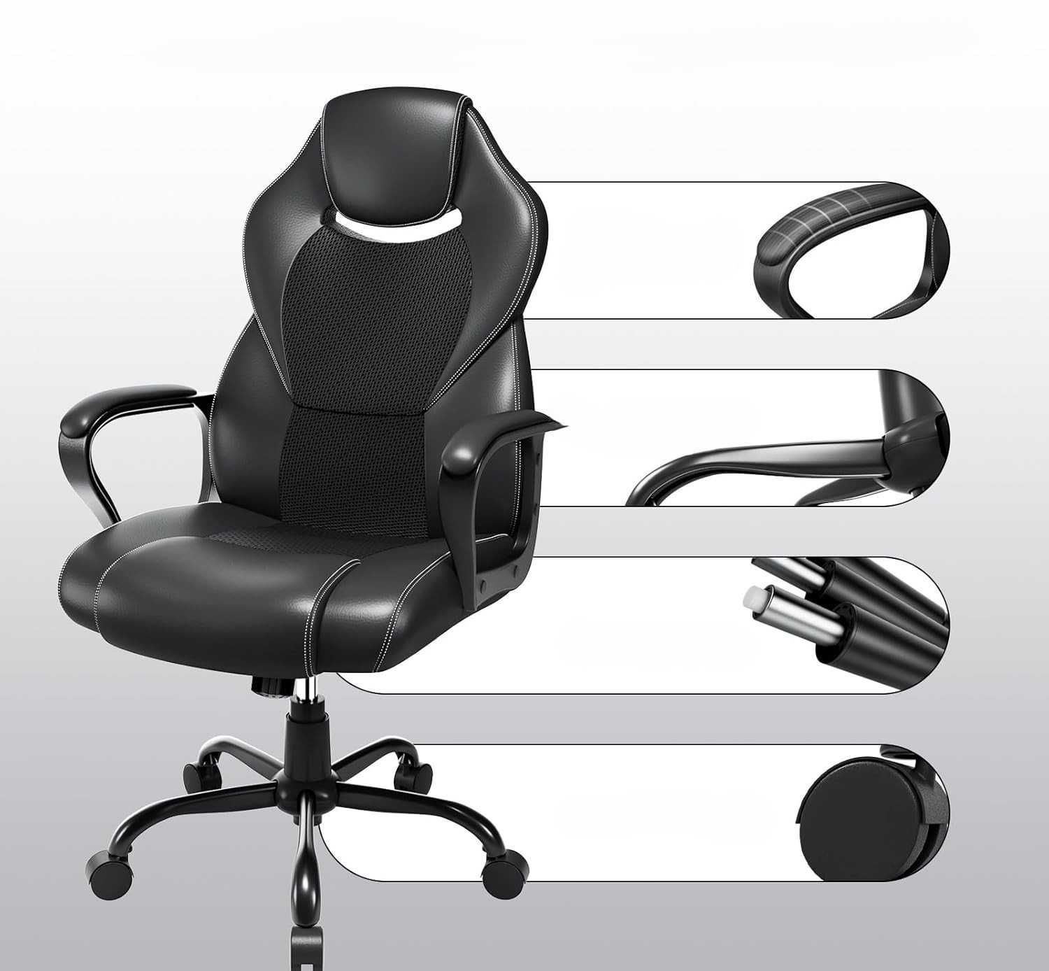 BASETBL Krzesło biurowe Racing – ergonomiczny fotel gamingowy