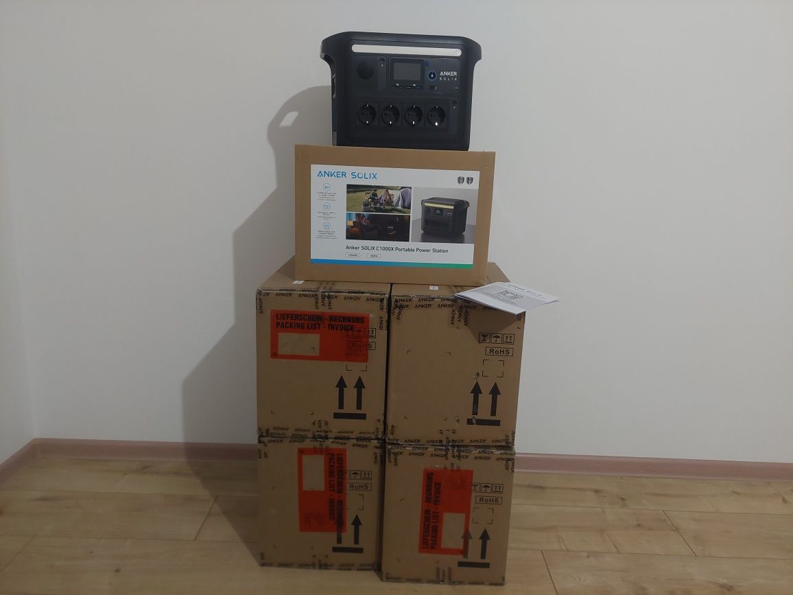 Anker Solix C1000X Delta 2 Зарядна станція 757 ДБЖ Ecoflow  1800 В
