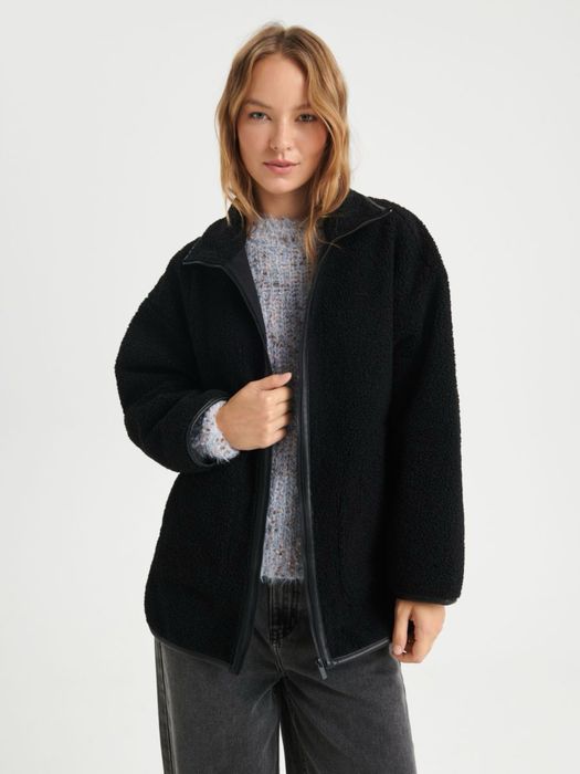 Куртка сорочка рубашка Teddy трендова великий розмір нова бренд Sinsay