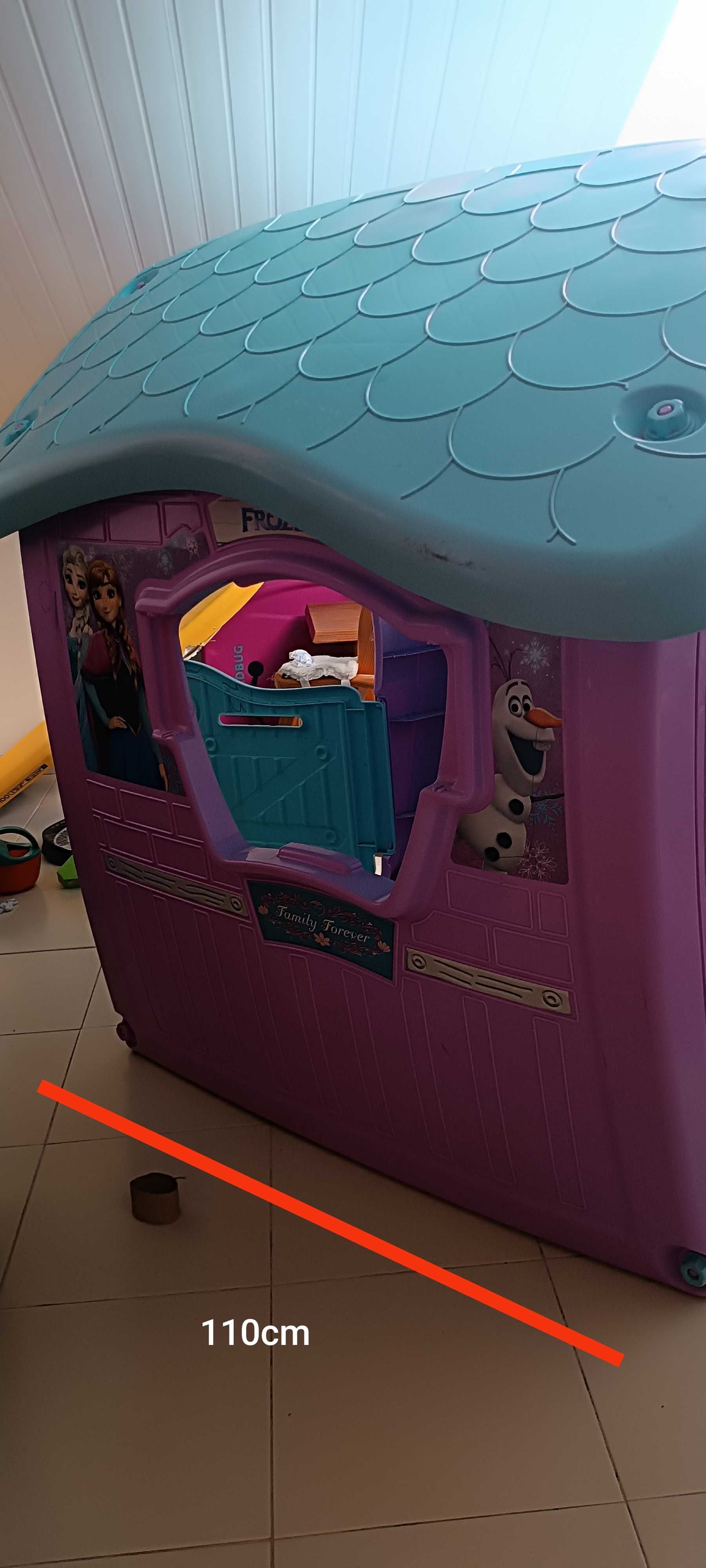 Casinha brincar da Frozen, casa de brincar. Casa menina