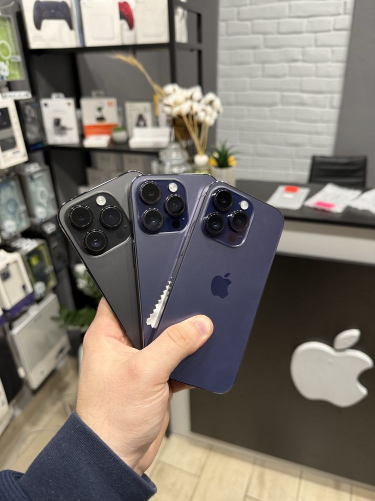 Iphone 14 pro 256gb purple, black