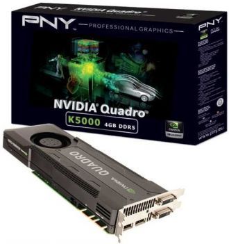 Karta Graficzna NVIDIA Quadro K5000 GDDR5 PCI-E RCFKT - 4 monitory