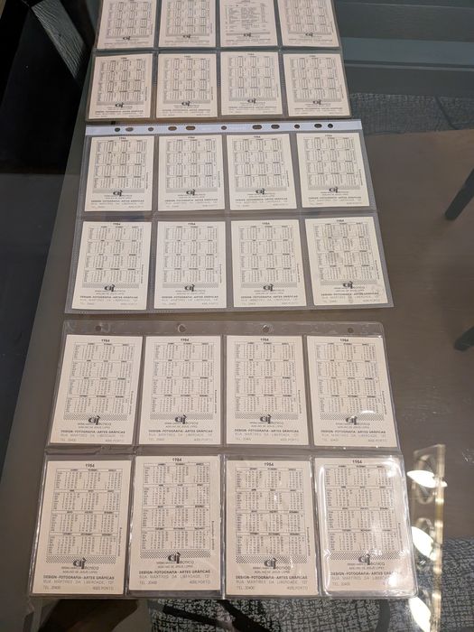 Coleção calendário seleção portuguesa