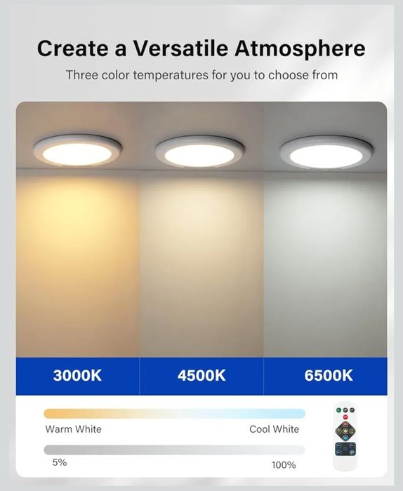 Leselux Plafon na baterie z czujnikiem ruchu