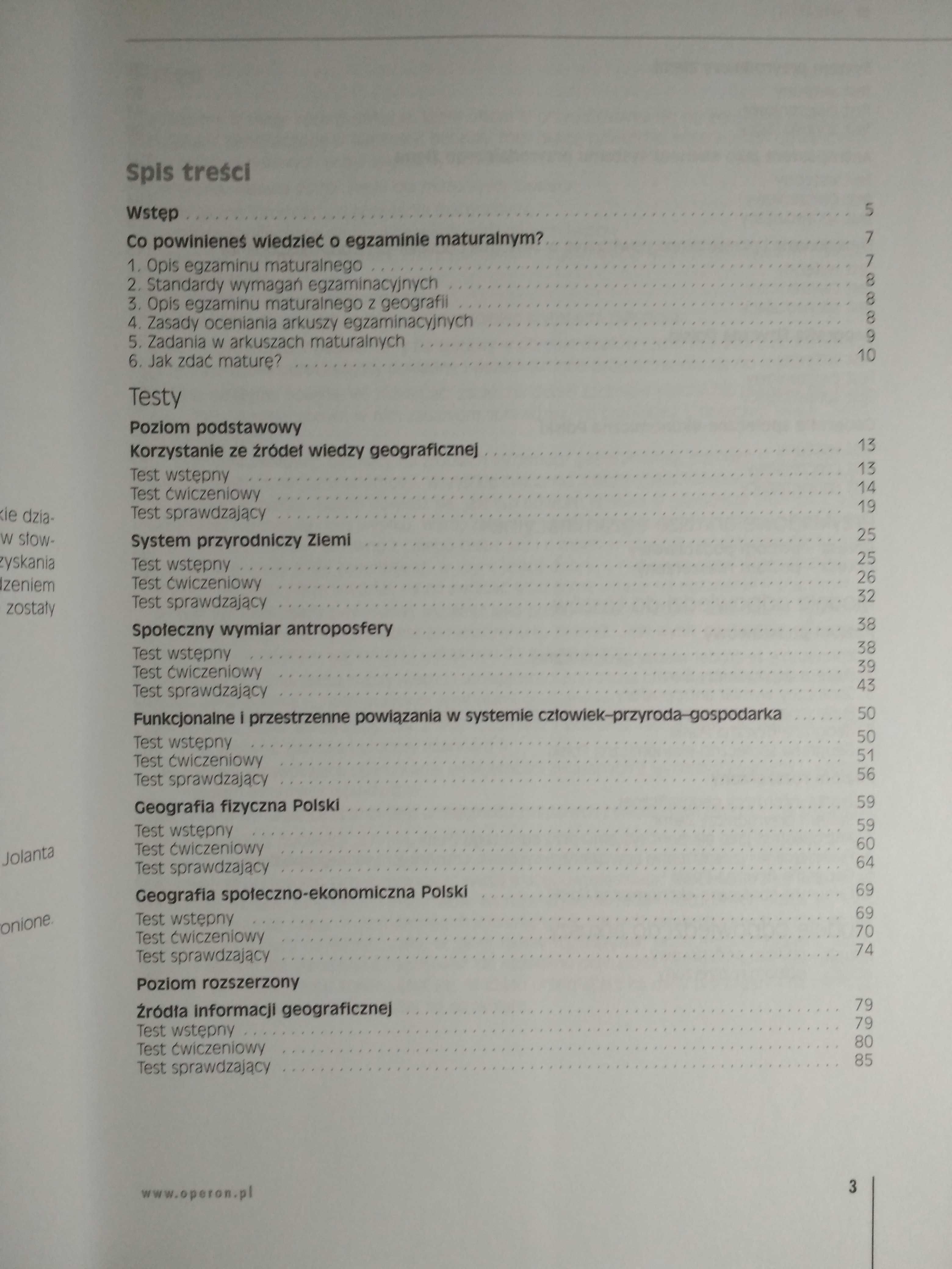 MATURA GEOGRAFIA podstawa i rozszerzenie OPERON zadania