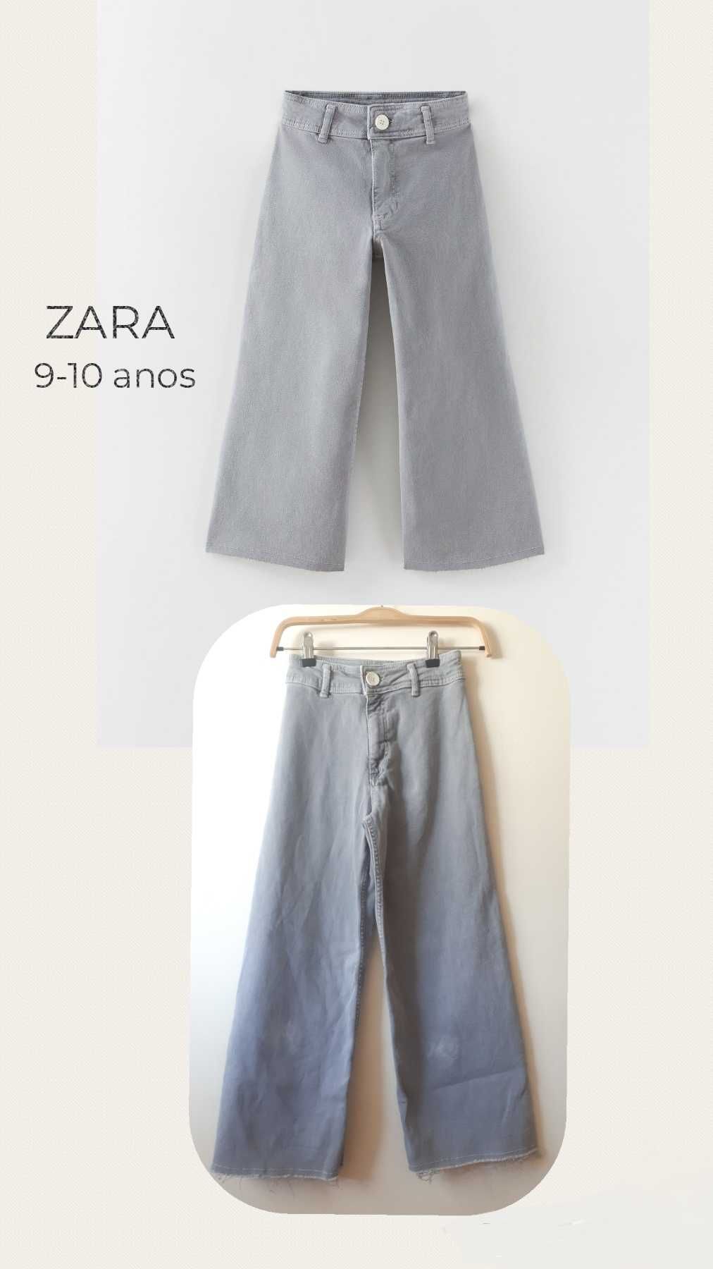 Conjunto calças Zara e top H&M  // menina 9-10 anos