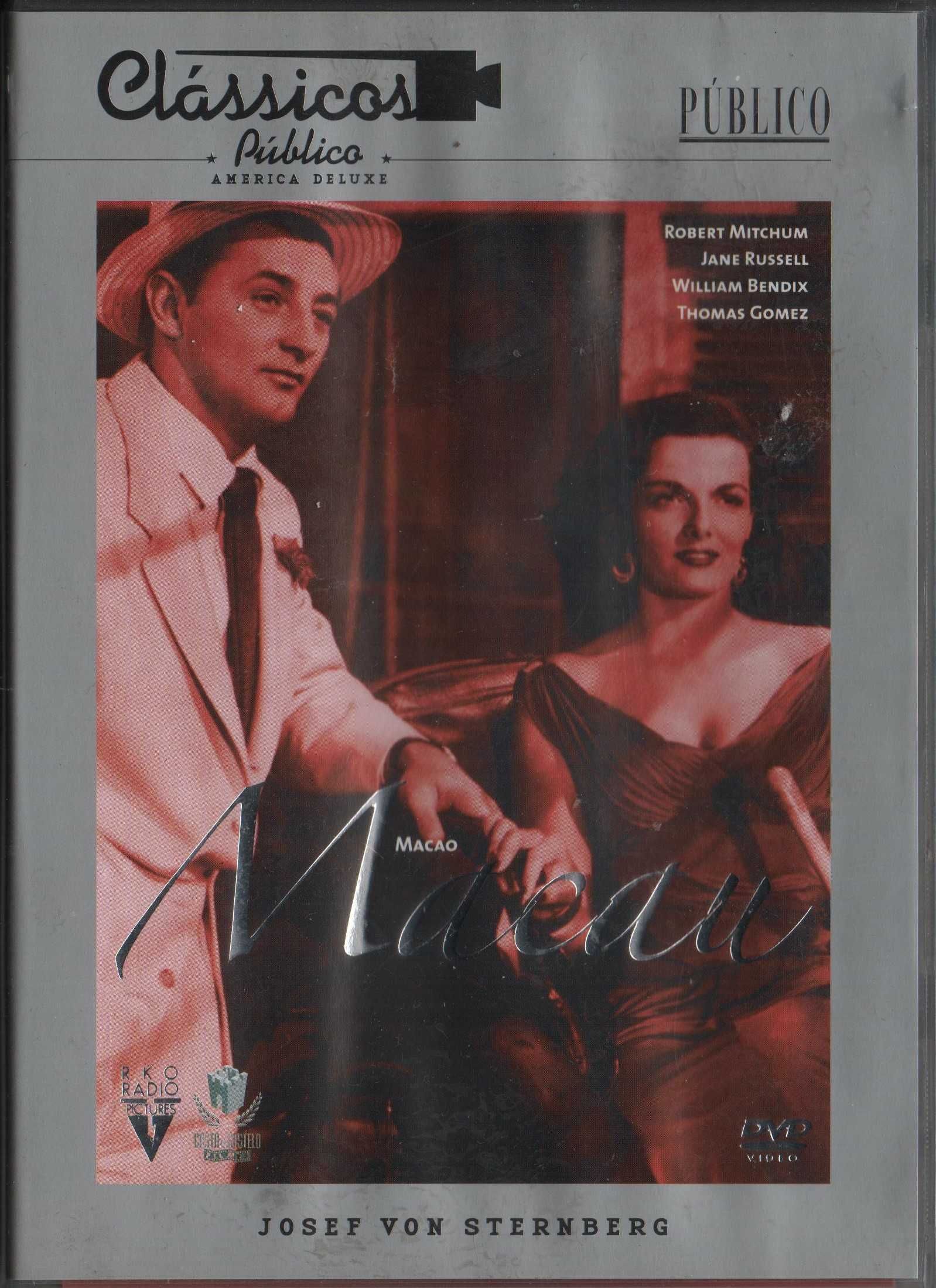 Dvd Macau - drama - Robert Mitchum/ Jane Russell - extras