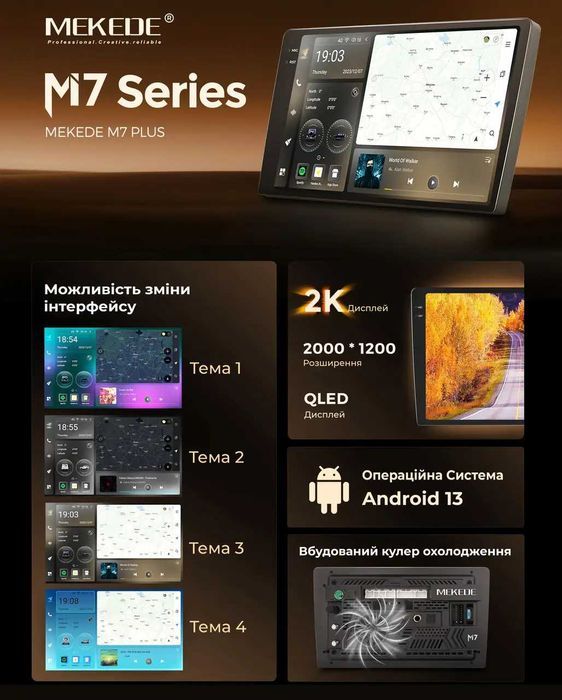 Штатна магнітола Mekede M7 Plus Kia Sorento 2 XM (2012-2021) CarPlay
