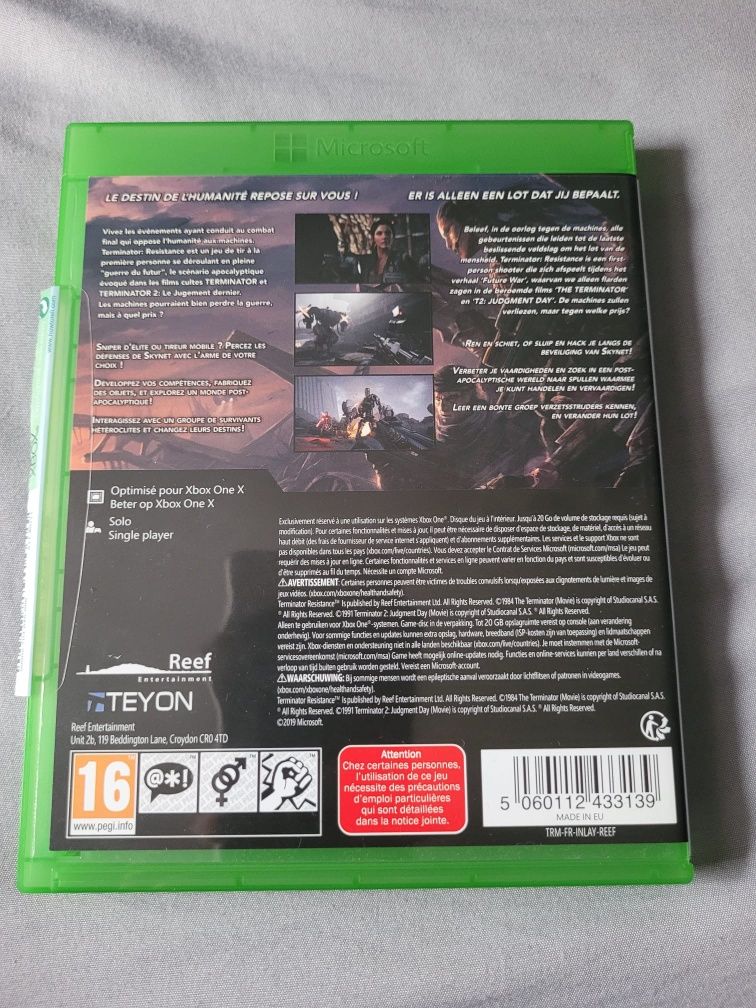 Gra na Xbox One "Terminator" Resistance