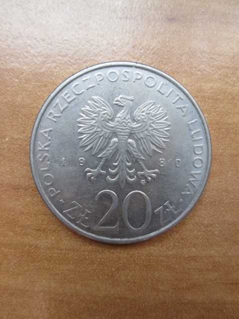 Moneta 20zł, 1980 rok, 50 Lat Daru Pomorza