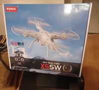 duży dron cały zestaw SYMA X5SW czarny nowy 300zł okazja WIFI