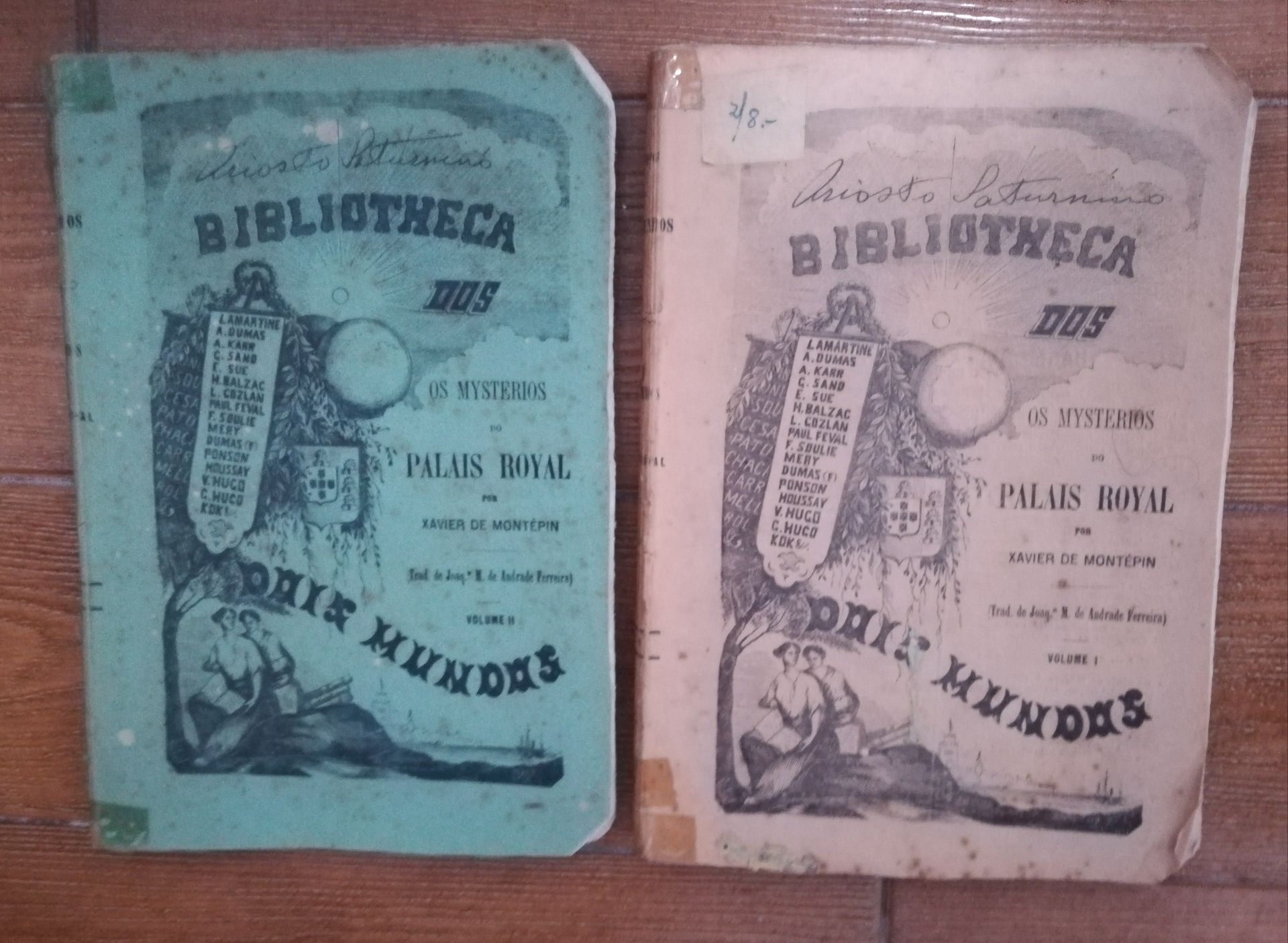 2 livros antigos (Bibliotheca)