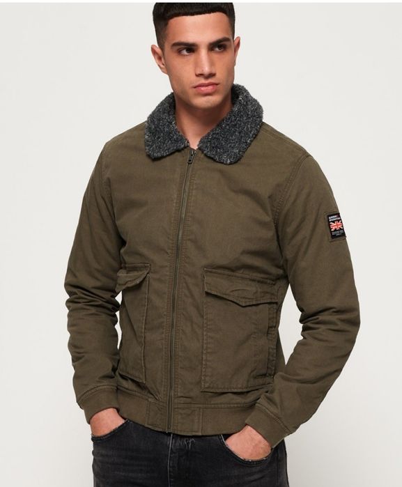 Куртка SuperDry р. S-M, оригинал, бомбер, пилот демисезонная