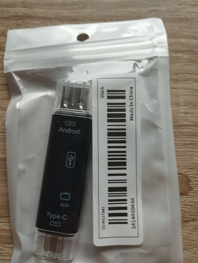 USB stick przejściówka na USB i kartę ad