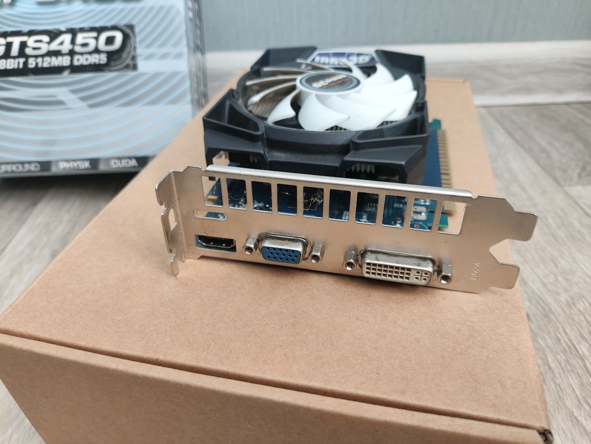 Відеокарта nvidia GeForce GTS 450 inno3d 512 mb gddr5