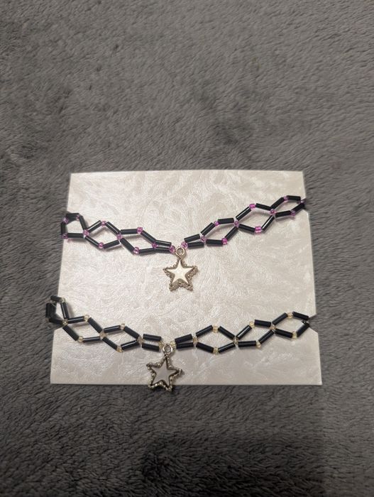 Zestaw 2 bransoletka na gumce