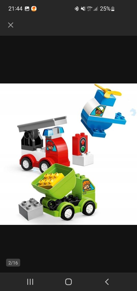 Lego Duplo Moje Pierwsze Pojazdy