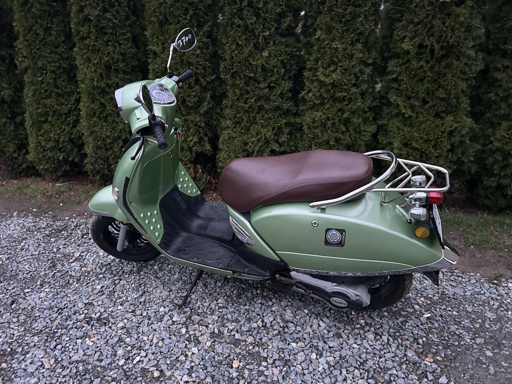 Skuter 125 retro huatian capri mozliwy transport