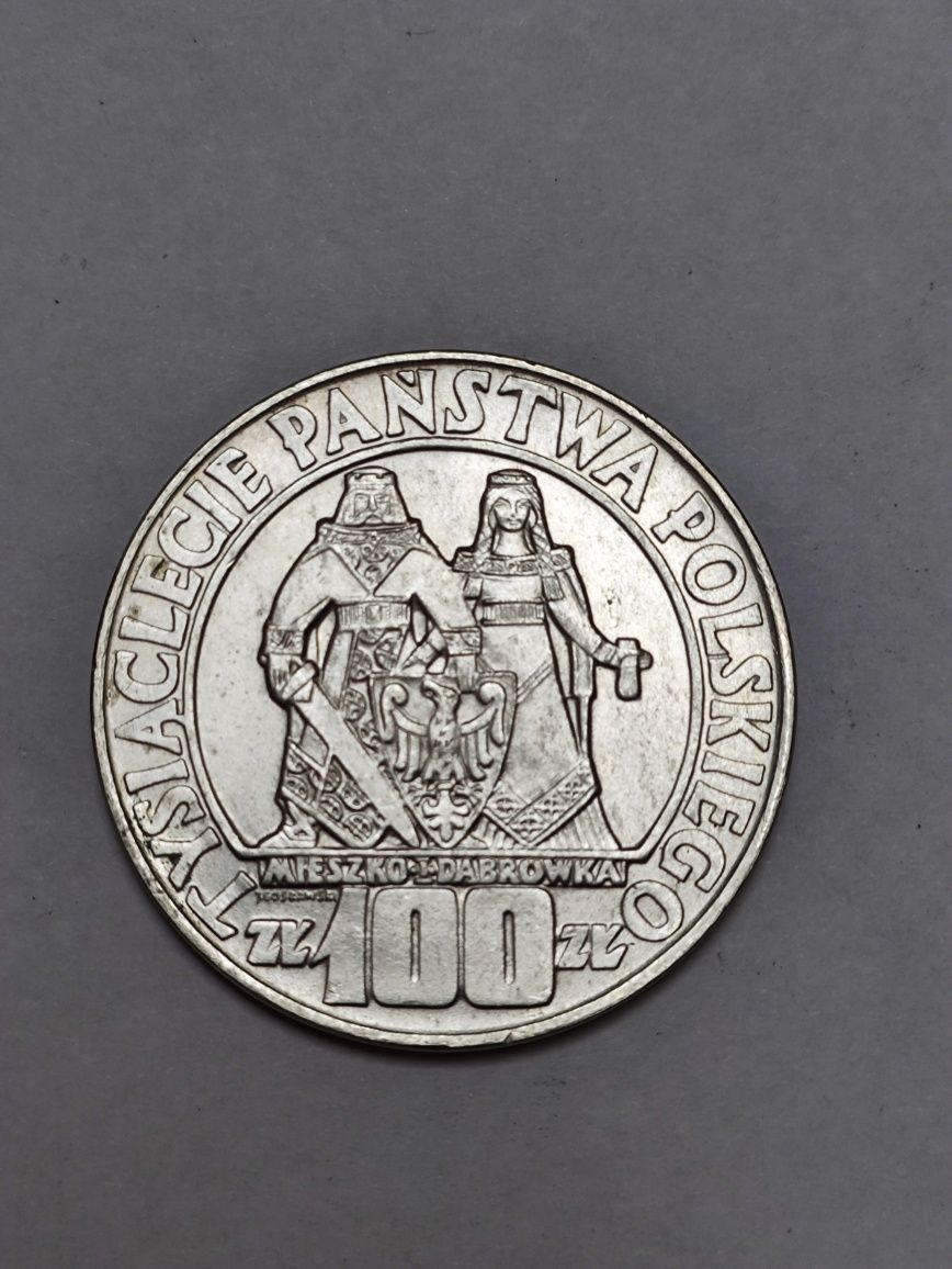 100 Złotych Mieszko i Dąbrówka 1966