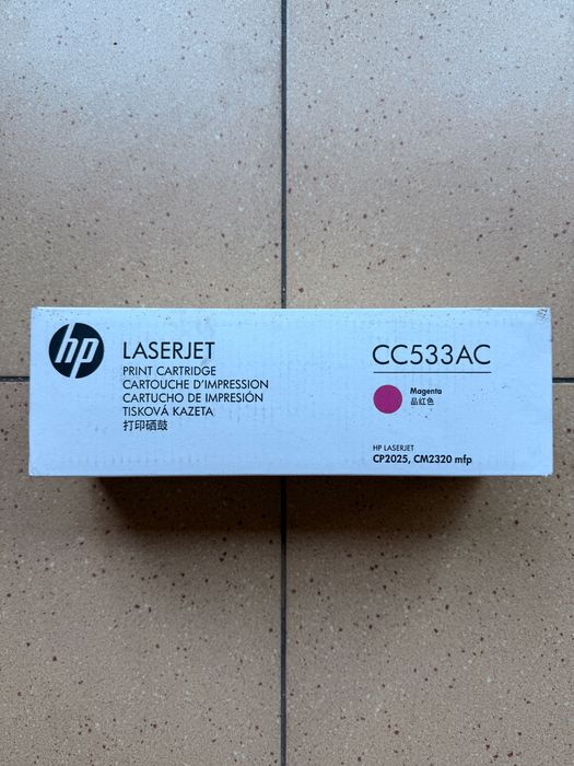 Nowy, oryginalny toner HP CC533AC (magenta) – do HP CP2025/CM2320 MFP