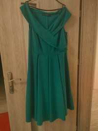 Sukienka wizytowa zielona rozmiar 46
