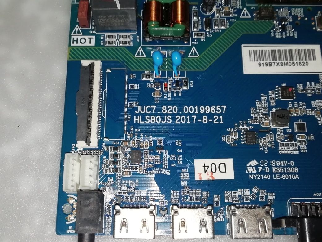 Mainboard JUC. 820. 0 0 1 9 9 6 5 7 KUNFT