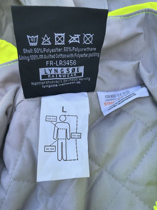 Kurtka Robocza Zimowa Przeciwdeszczowa Nowa Gumowa Odblaskowa