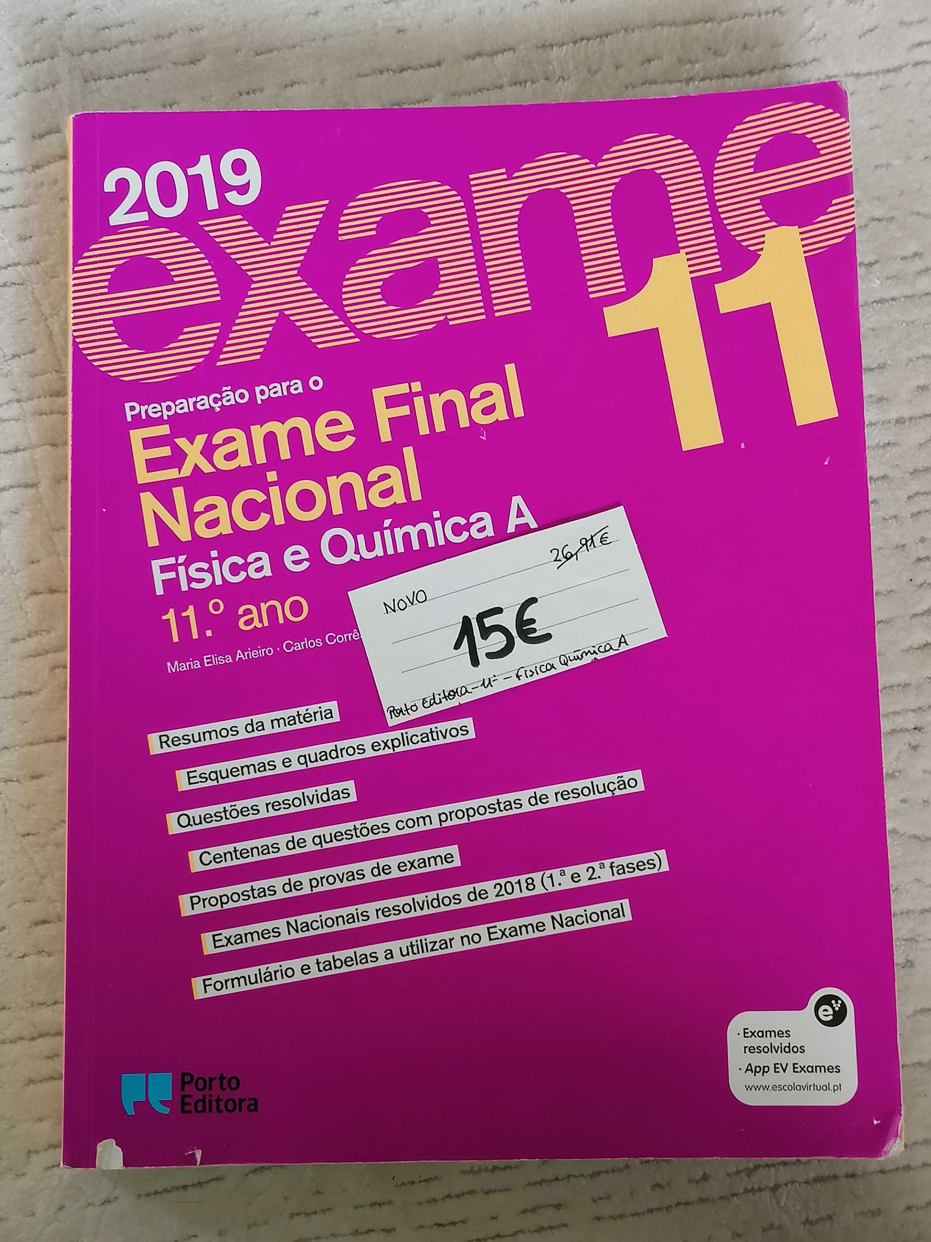 Manuais de Exame Completos e com exercícios *preço em cada manual*