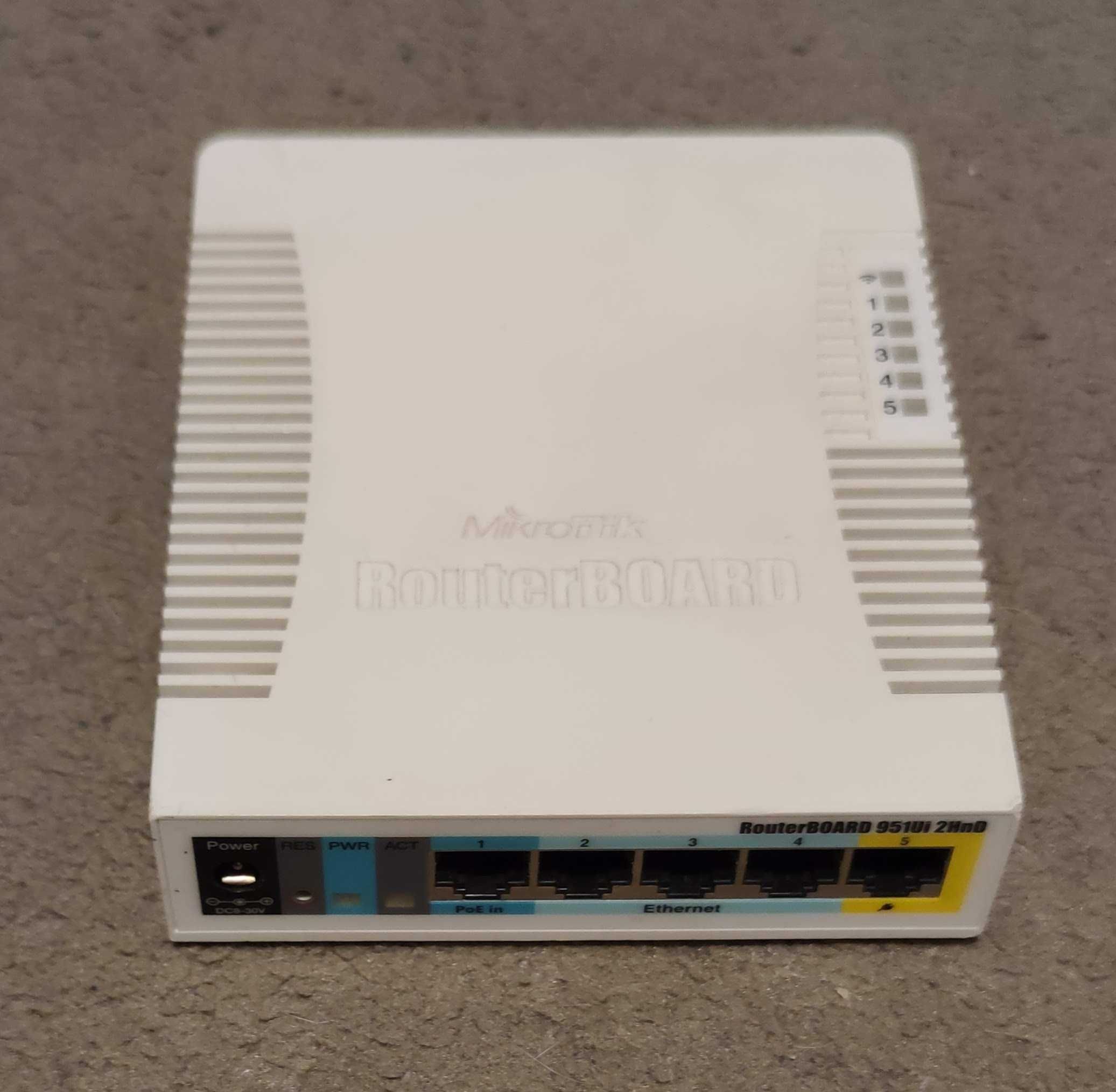 Router MikroTik RB951Ui-2HnD - najnowsze OpenWrt v23.05.3