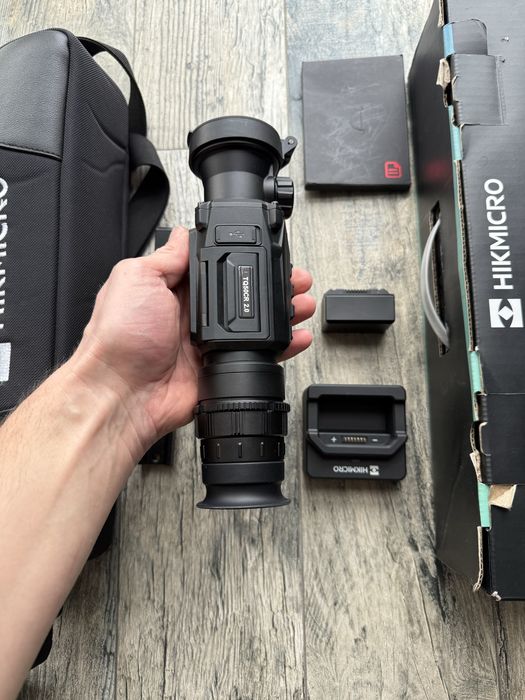 Приціл тепловізійний HikMicro THUNDER TQ50C 2.0: 640×512, 50 мм