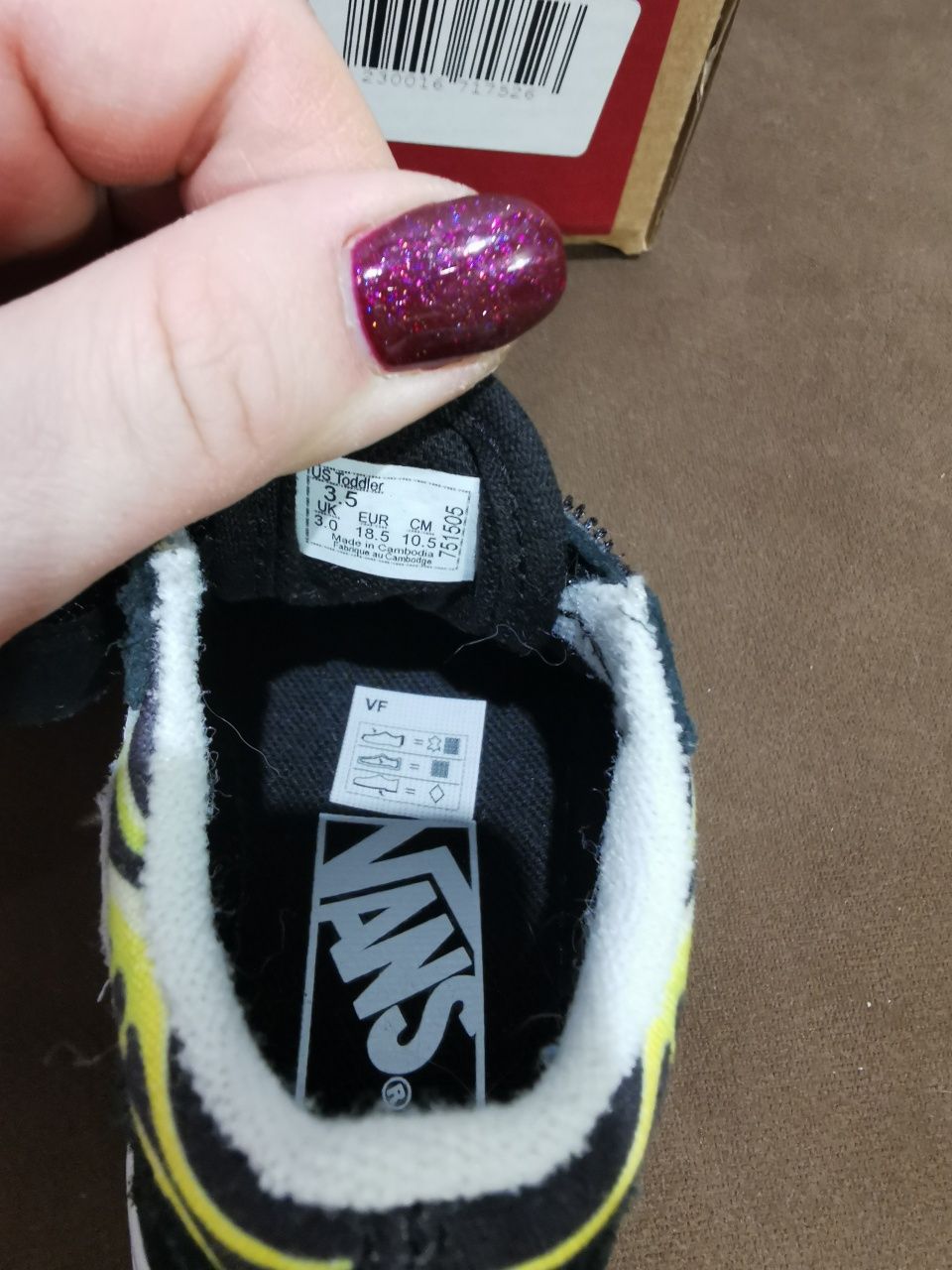Nowe buty vans dla chłopca chłopięce vansy trampki tenisówki 18.5