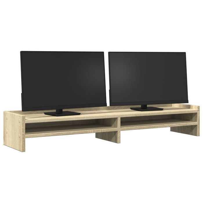 Vidaxl Podstawka Pod Monitor, Dąb Sonoma, 100X24X16 Cm