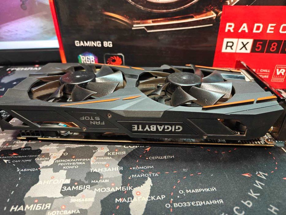 Видеокарта Gigabyte RX 580 8g Gaming
