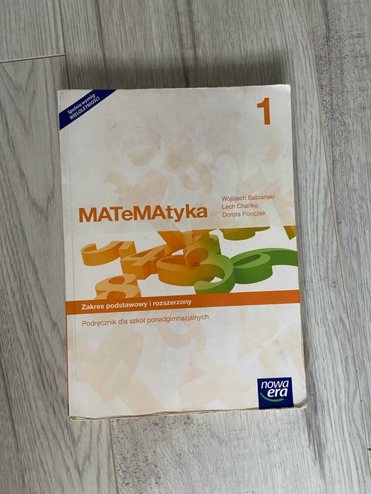 Matematyka 1 - podręcznik podstawa i rozszerzenie