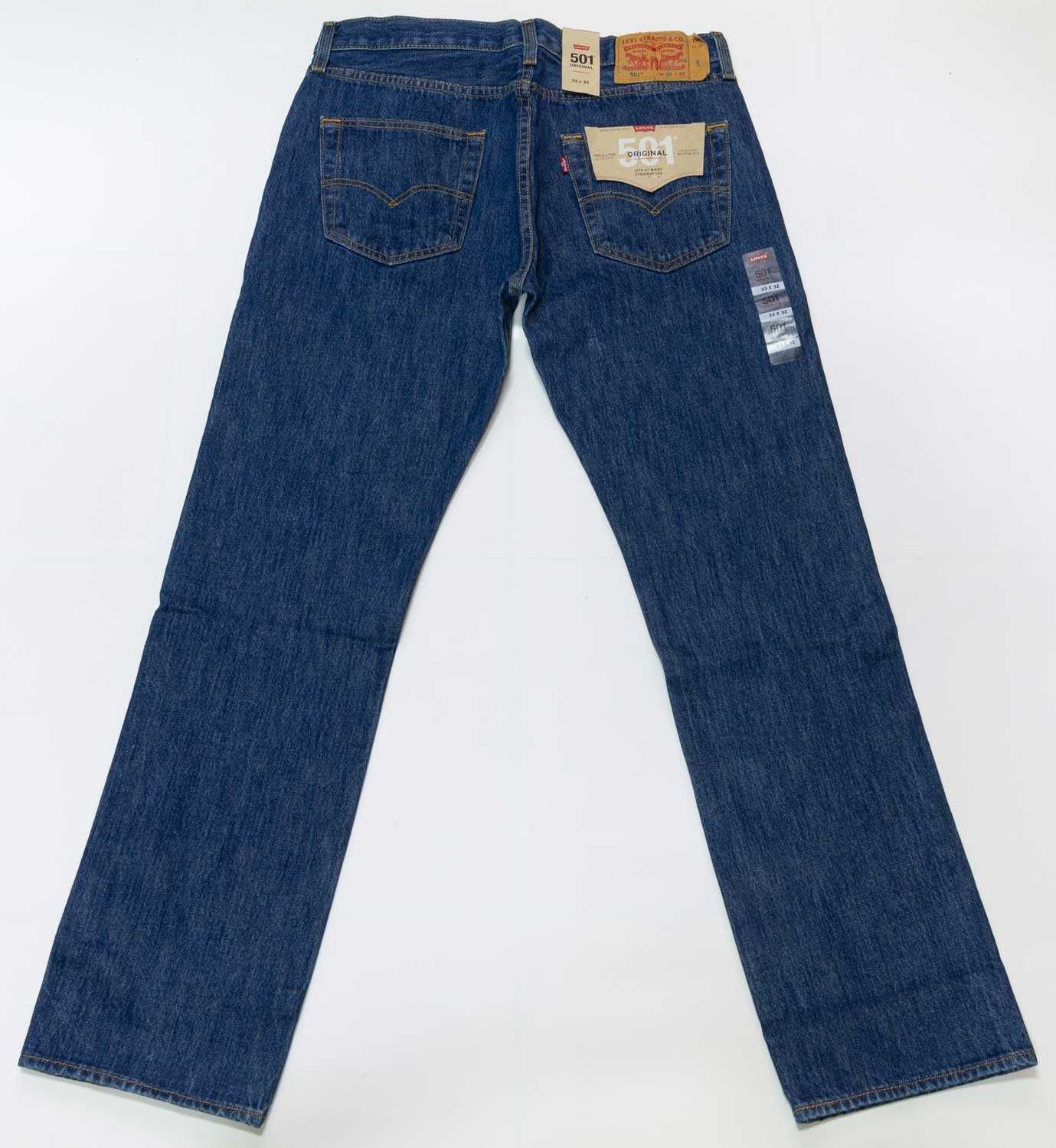 Мужские джинсы Levis 501 Dark Stonewash, 005010194 Левис, Ливайс США