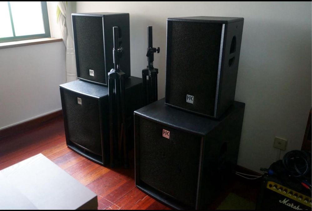P.A. HK (2 Tops Full Range + 2 Subs)