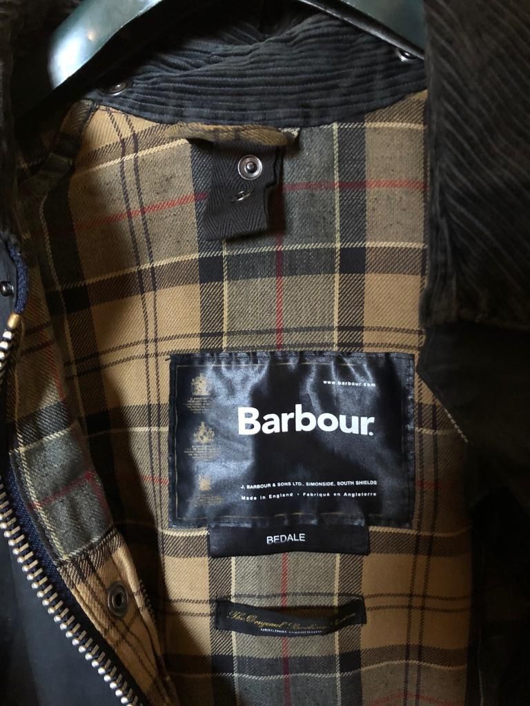 Casaco Barbour Bedale Azul Original