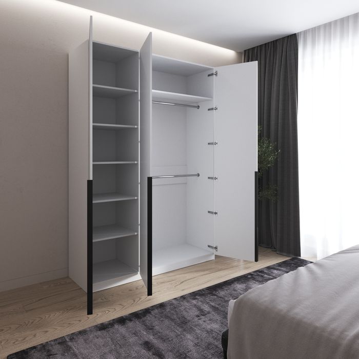 Шафа, шафа з поличками і штангою, шафа для одягу