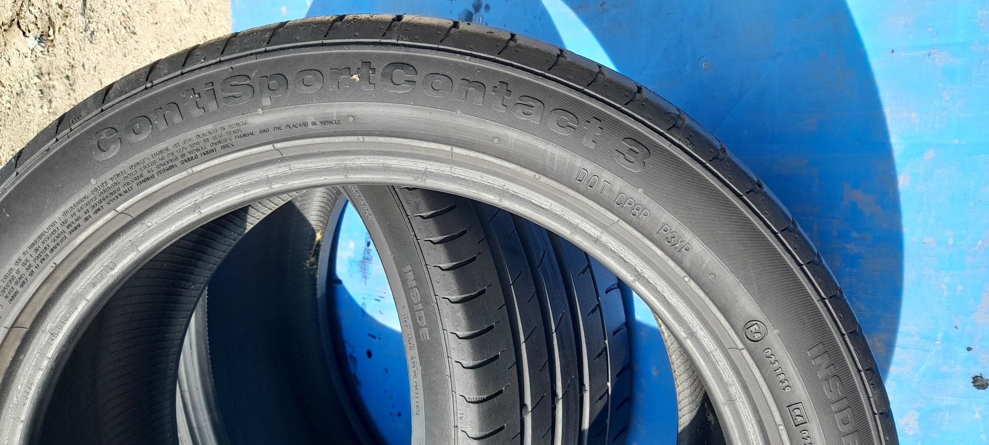 235 45 R17 para lato Continental contisport Contact 3 wymiana