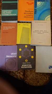 Dziewięć książek chemia akustyka fizyka astronomia