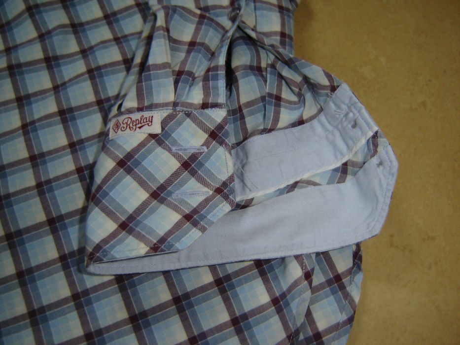 Koszula męska w kratkę rozmiar L  plus gratis druga -tanio zobacz!