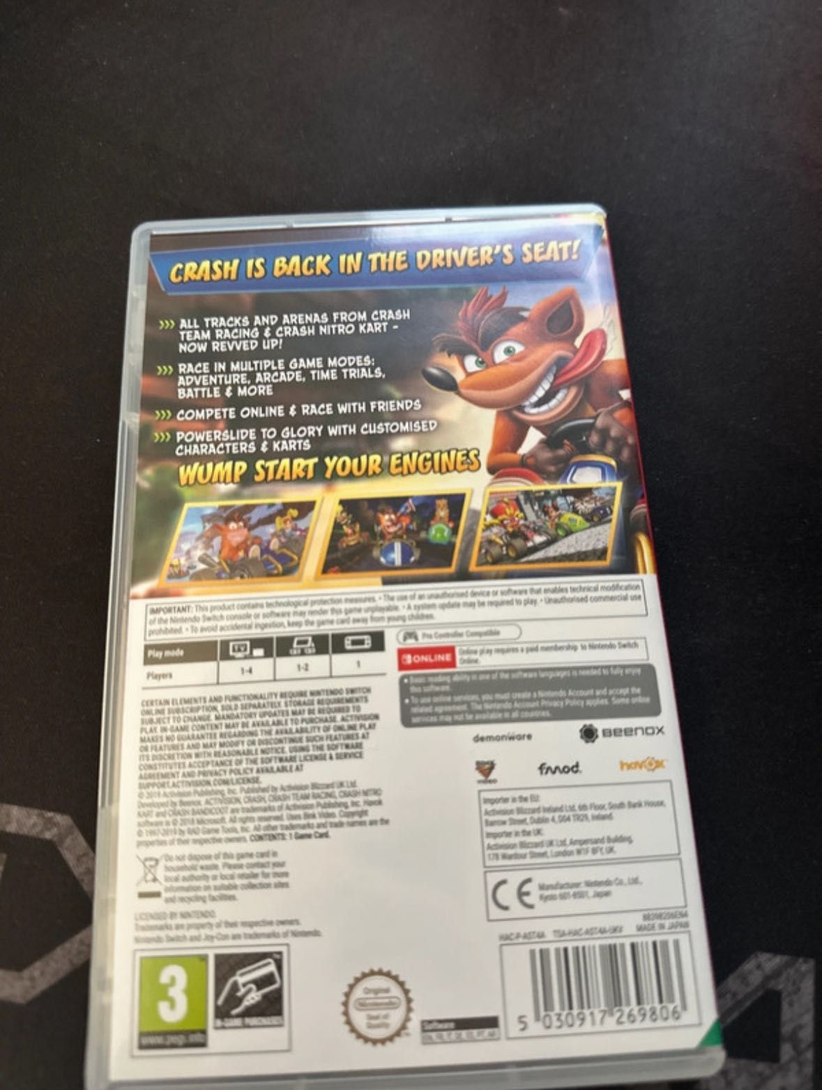 Crash Team Racing na Nintendo Switch