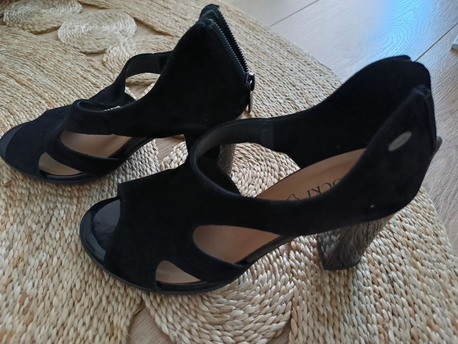 Sandały na obcasie Lasocki ccc r.37 +karton