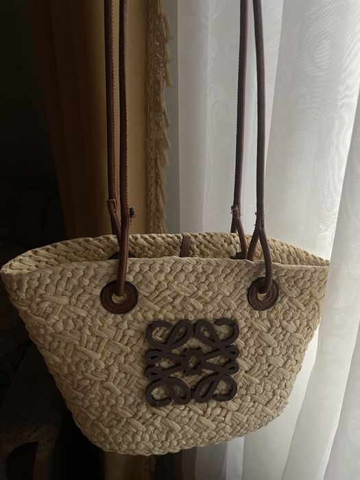 Сумка плетена loewe пляжна
