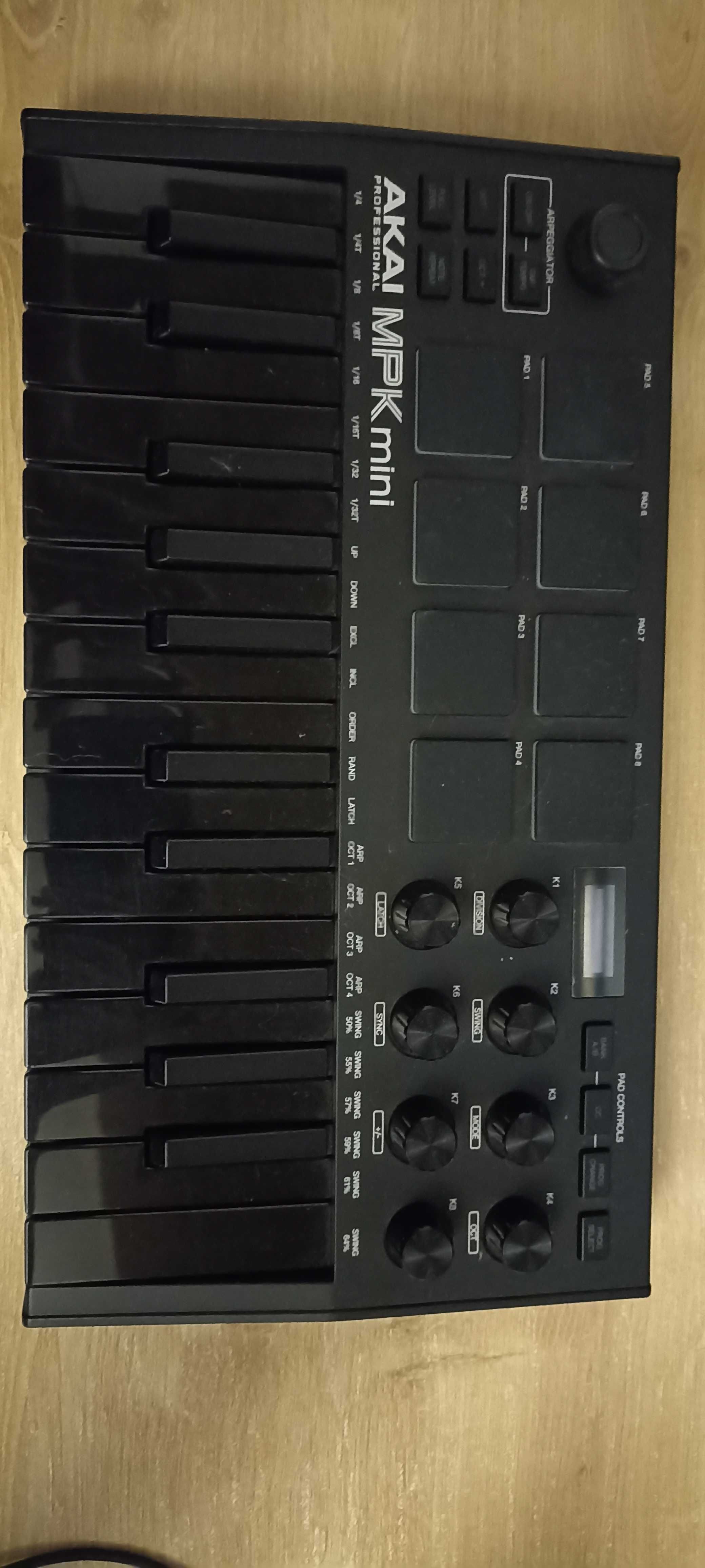 Akai mpk mini mk3 czarny kontroler midi