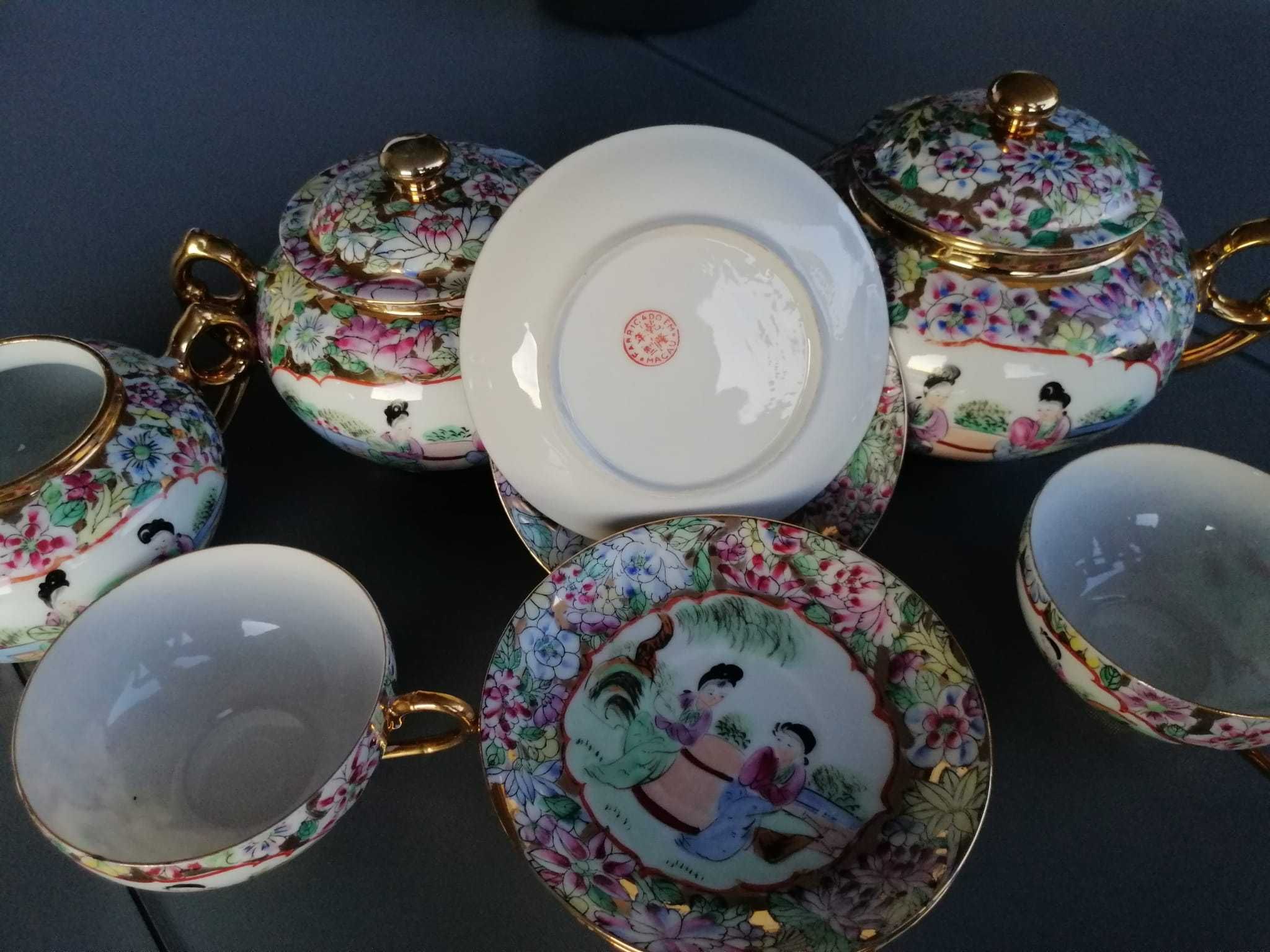 Conjunto de chá chinês,  autêntico.